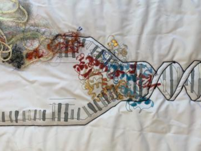 DNA replication artwork