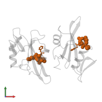 ACE-MALONYL TYR-GLU-(N,N-DIPENTYL AMINE) in PDB entry 1a07, assembly 1, front view.