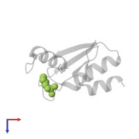 2-(N-MORPHOLINO)-ETHANESULFONIC ACID in PDB entry 1aba, assembly 1, top view.