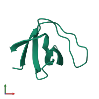 Monomeric assembly 1 of PDB entry 1aey coloured by chemically distinct molecules, front view.