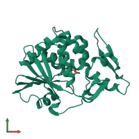 3D model of 1ahb from PDBe