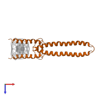 Protein max in PDB entry 1an2, assembly 1, top view.
