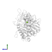 MAGNESIUM ION in PDB entry 1aq2, assembly 1, side view.
