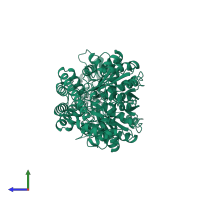 Aromatic-amino-acid aminotransferase in PDB entry 1ay5, assembly 1, side view.