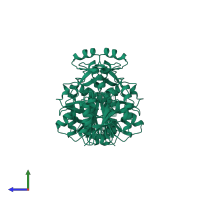 Carbamate kinase 1 in PDB entry 1b7b, assembly 1, side view.