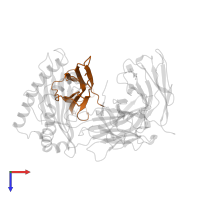 Beta-2-microglobulin in PDB entry 1bqh, assembly 1, top view.