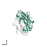 Immunoglobulin kappa constant in PDB entry 1cfq, assembly 1, side view.