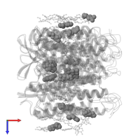 HEXANE in PDB entry 1cwq, assembly 1, top view.