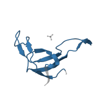 The deposited structure of PDB entry 1dj7 contains 1 copy of Pfam domain PF02941 (Ferredoxin thioredoxin reductase variable alpha chain) in Ferredoxin-thioredoxin reductase, variable chain. Showing 1 copy in chain B.