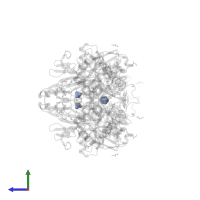 SULFATE ION in PDB entry 1e4e, assembly 1, side view.