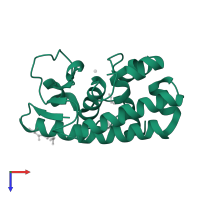 Neutral protease 2 in PDB entry 1eb6, assembly 1, top view.