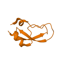 The deposited structure of PDB entry 1f5r contains 1 copy of CATH domain 4.10.410.10 (Factor Xa Inhibitor) in Pancreatic trypsin inhibitor. Showing 1 copy in chain B [auth I].