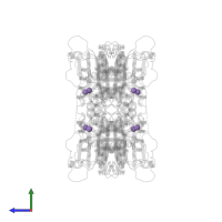 MANGANESE (II) ION in PDB entry 1fpf, assembly 1, side view.