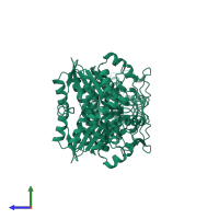 GDP-L-fucose synthase in PDB entry 1gfs, assembly 1, side view.