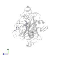 Hirudin-2 in PDB entry 1ghv, assembly 1, side view.