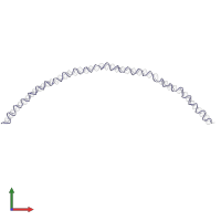 RNA in PDB entry 1h1k, assembly 3, front view.