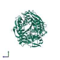 Prolyl endopeptidase in PDB entry 1h2y, assembly 1, side view.