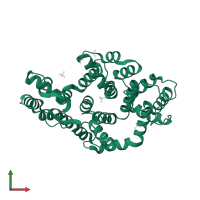 Annexin A1 in PDB entry 1hm6, assembly 1, front view.