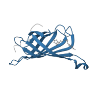 The deposited structure of PDB entry 1i9h contains 2 copies of Pfam domain PF01382 (Avidin family) in Streptavidin. Showing 1 copy in chain B.