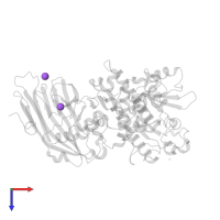 SODIUM ION in PDB entry 1ikq, assembly 1, top view.