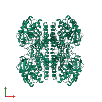 Isovaleryl-CoA dehydrogenase, mitochondrial in PDB entry 1ivh, assembly 1, front view.