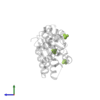 SULFATE ION in PDB entry 1ixz, assembly 1, side view.