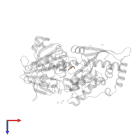 PEPTIDE LYS GLU LYS in PDB entry 1jeu, assembly 1, top view.