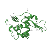 The deposited structure of PDB entry 1jsf contains 1 copy of SCOP domain 53960 (C-type lysozyme) in Lysozyme C. Showing 1 copy in chain A.