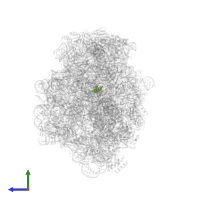 CARBOMYCIN A in PDB entry 1k8a, assembly 1, side view.