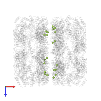 SULFATE ION in PDB entry 1kp8, assembly 1, top view.