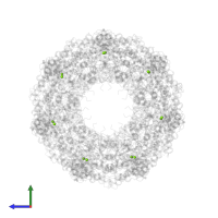 MAGNESIUM ION in PDB entry 1kp8, assembly 1, side view.