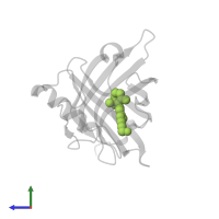 RETINOL in PDB entry 1kt7, assembly 1, side view.