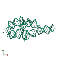 Monomeric assembly 1 of PDB entry 1l8v coloured by chemically distinct molecules, front view.