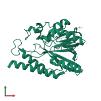 Metallo-beta-lactamase domain-containing protein in PDB entry 1l9y, assembly 2, front view.