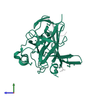 Nuclear inclusion protein A in PDB entry 1lvb, assembly 1, side view.