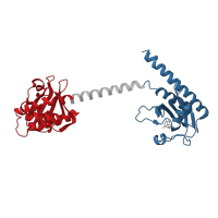 The deposited structure of PDB entry 1mc0 contains 2 copies of CATH domain 3.30.450.40 (Beta-Lactamase) in cGMP-dependent 3',5'-cyclic phosphodiesterase. Showing 2 copies in chain A.