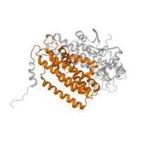 The deposited structure of PDB entry 1mmo contains 2 copies of Pfam domain PF02332 (Methane/Phenol/Alkene Hydroxylase) in Methane monooxygenase component A alpha chain. Showing 1 copy in chain C [auth D].