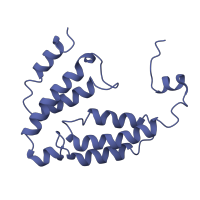 The deposited structure of PDB entry 1mmo contains 2 copies of SCOP domain 47153 (Methane monooxygenase hydrolase, gamma subunit) in Methane monooxygenase component A gamma chain. Showing 1 copy in chain E [auth G].