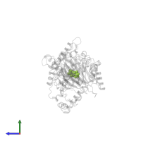 D(-)-TARTARIC ACID in PDB entry 1mze, assembly 1, side view.