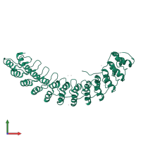 Ankyrin-1 in PDB entry 1n11, assembly 1, front view.