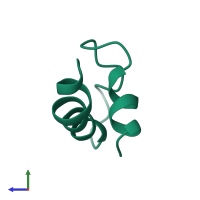 DNA polymerase alpha catalytic subunit in PDB entry 1n5g, assembly 1, side view.