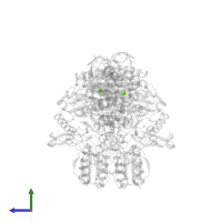 MAGNESIUM ION in PDB entry 1ni4, assembly 1, side view.