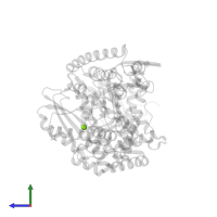 MAGNESIUM ION in PDB entry 1nk4, assembly 1, side view.