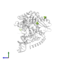 SULFATE ION in PDB entry 1nkc, assembly 1, side view.