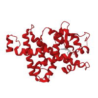 The deposited structure of PDB entry 1nuo contains 1 copy of CATH domain 1.10.565.10 (Retinoid X Receptor) in Thyroid hormone receptor beta. Showing 1 copy in chain A.