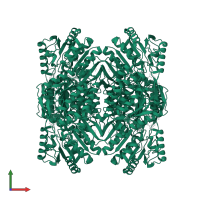 Aldehyde dehydrogenase, mitochondrial in PDB entry 1o01, assembly 1, front view.