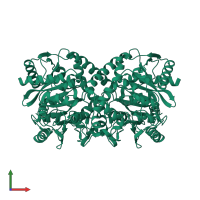 Amidase domain-containing protein in PDB entry 1o9p, assembly 1, front view.