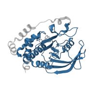 The deposited structure of PDB entry 1onz contains 1 copy of Pfam domain PF00102 (Protein-tyrosine phosphatase) in Tyrosine-protein phosphatase non-receptor type 1. Showing 1 copy in chain A.