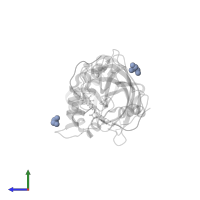 GLYCEROL in PDB entry 1or8, assembly 1, side view.