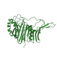 The deposited structure of PDB entry 1p35 contains 3 copies of SCOP domain 49895 (Baculovirus p35 protein) in Early 35 kDa protein. Showing 1 copy in chain A.
